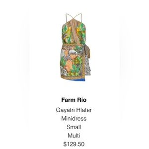 Farm Rio wrap dress